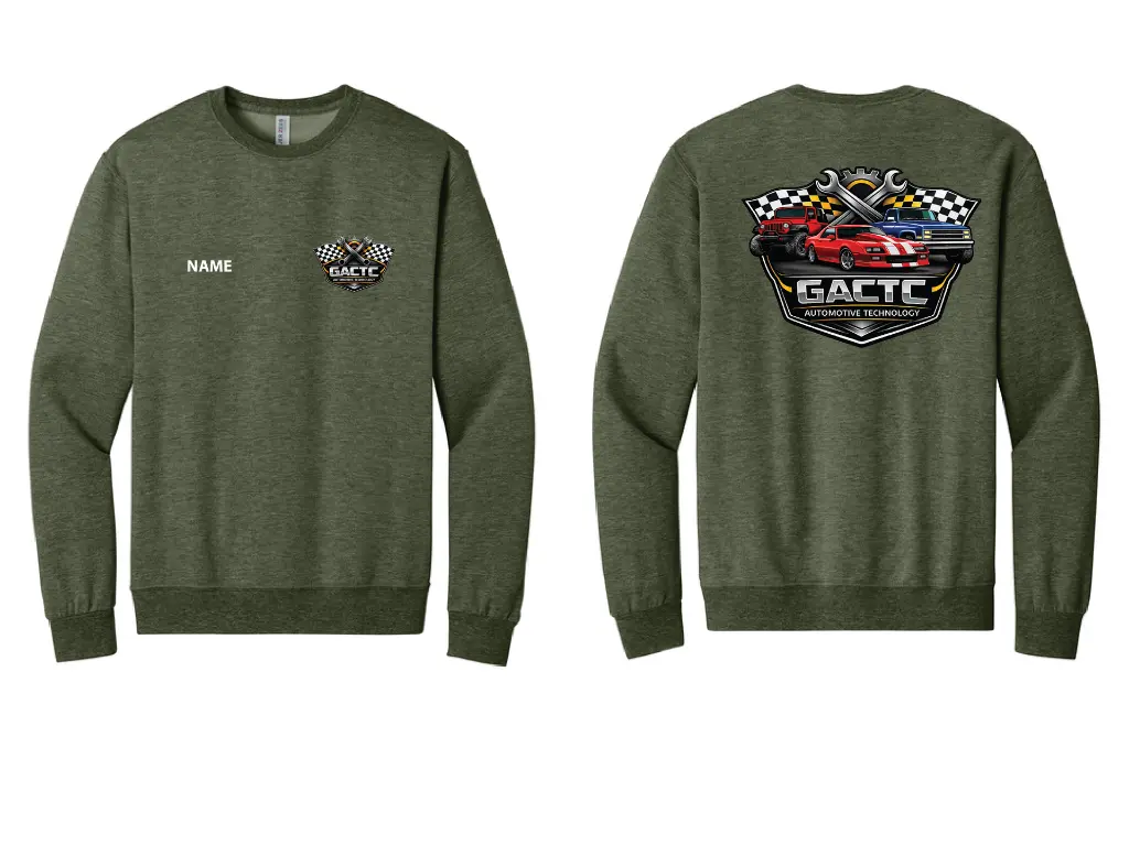 Olive Crewneck Camaro