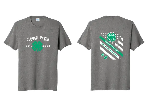 2025 Clover Patch 4-H Club Adult T-Shirt