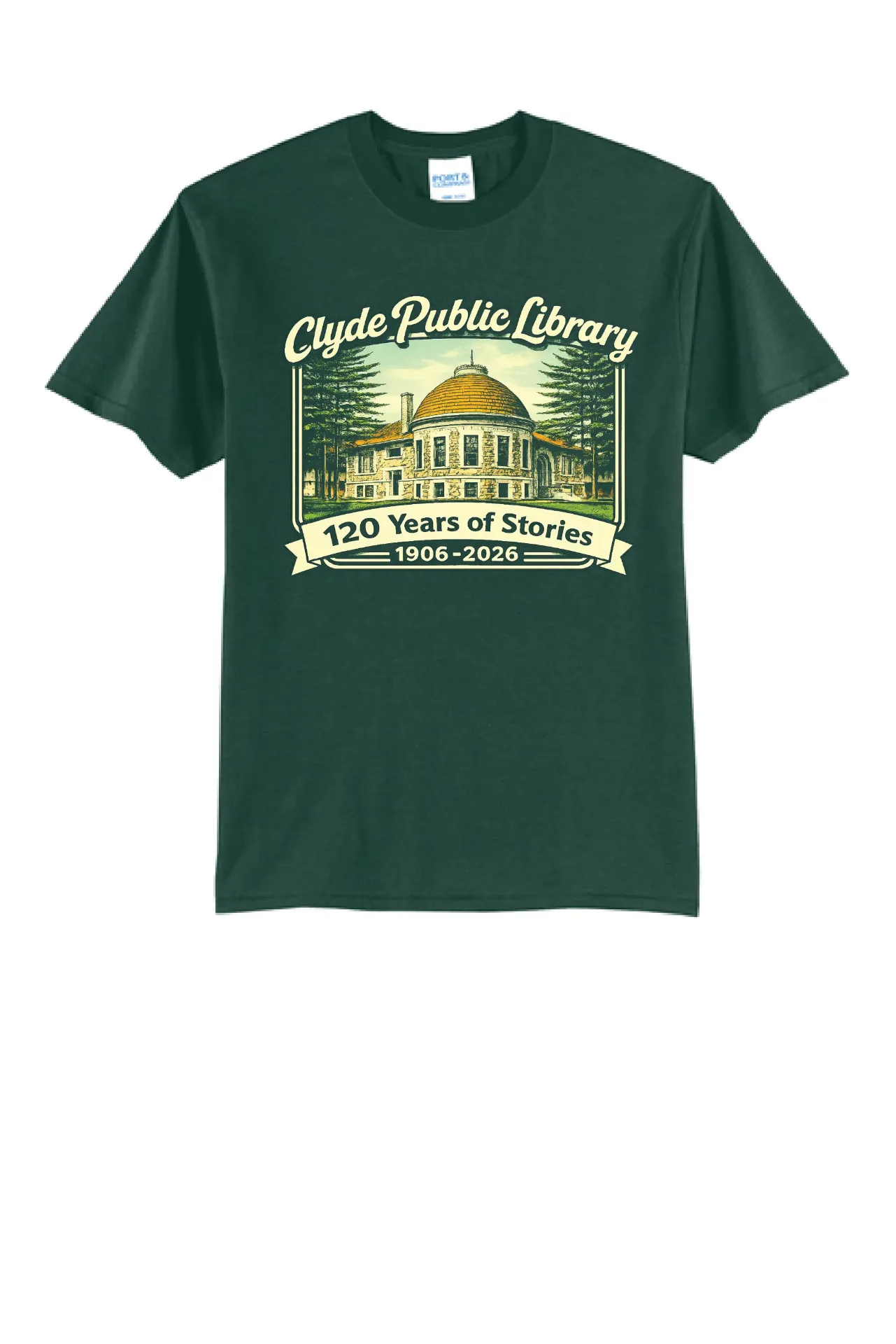 120 Year Clyde Library Shirts (Short Sleeve Tee, S)