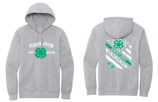2025 Clover Patch 4-H Club Youth Hoodie